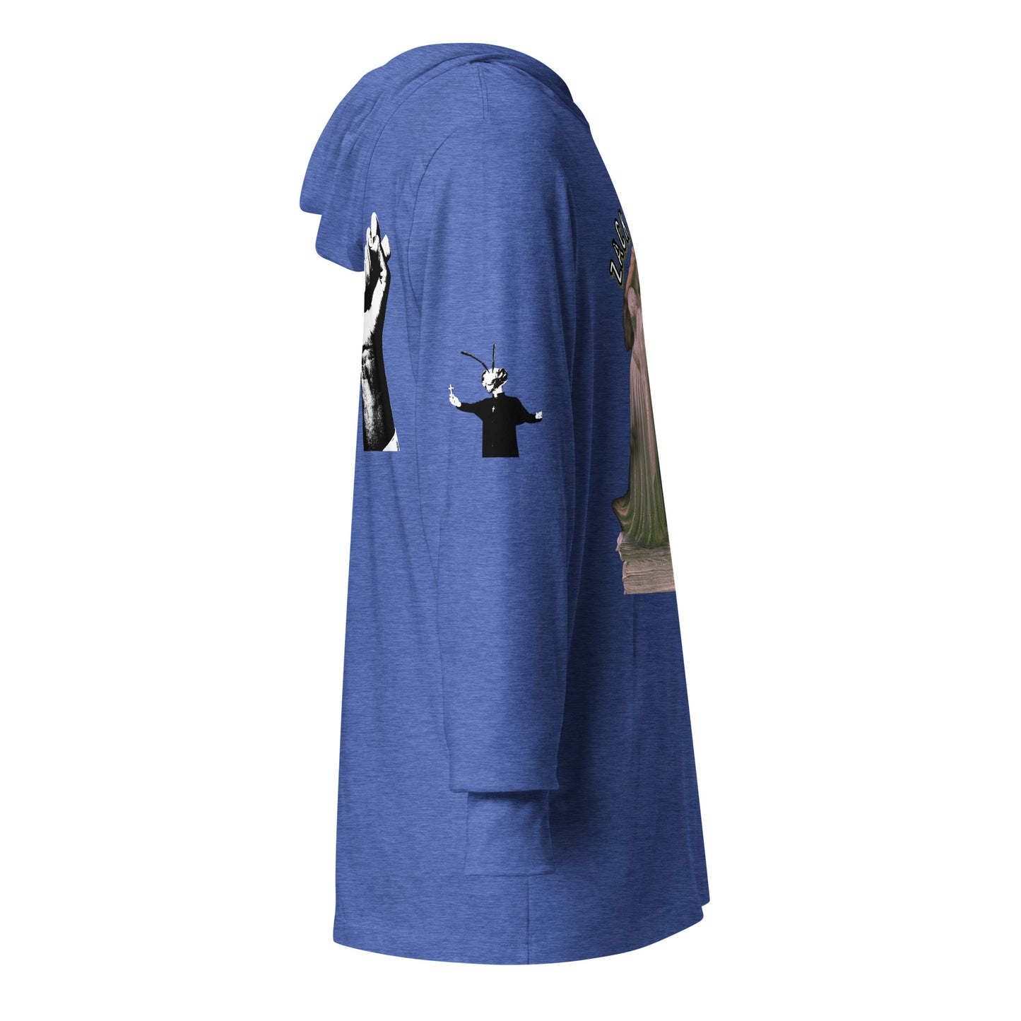 Zack Bone Knighted Hooded long-sleeve tee